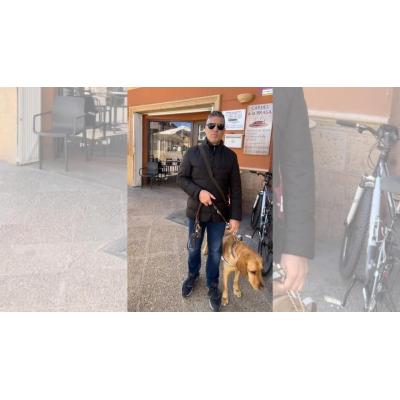 Serafín Zubiri denuncia que un bar de Calamocha le niega la entrada con su perro guía: “Nos han tratado como si fuéramos infectos”