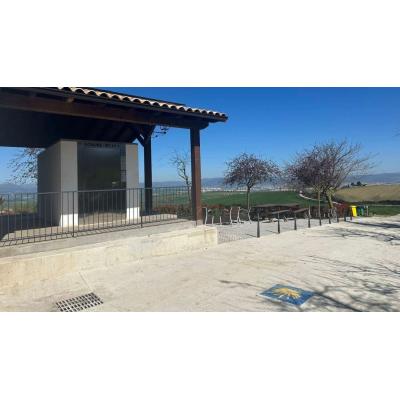 El pueblo de Navarra que ha creado un área de descanso para peregrinos con baño autolimpiable