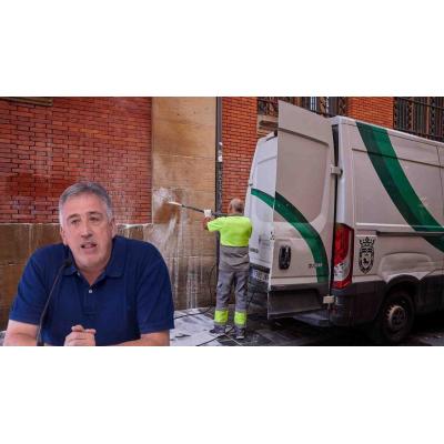 Los proetarras ensucian y el contribuyente paga: Pamplona limpia el rastro del vandalismo en sus calles