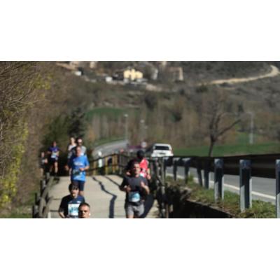 Andoni Acebedo y Maitane Melero, pleno de Beste Iruña en la X Zubiri-Pamplona