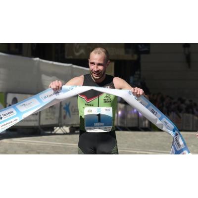 Andoni Acebedo, ganador de la Zubiri-Pamplona: "Repetir victoria en esta carrera es increíble"