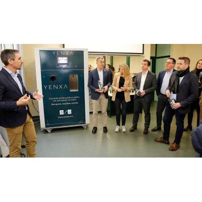 Arguedas estrena una máquina que convierte aceite usado en jabón y lo devuelve a los vecinos