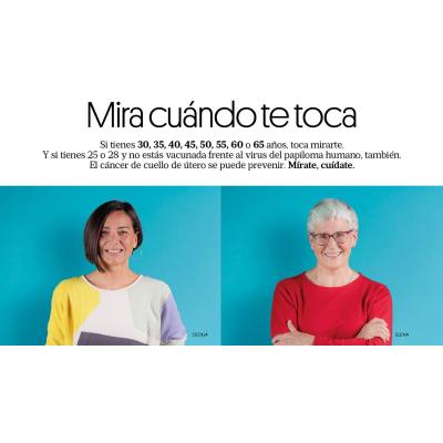 Navarra incorpora por primera vez a mujeres de 25 y 28 años al Programa de Detección Precoz de Cáncer de Cuello de Útero