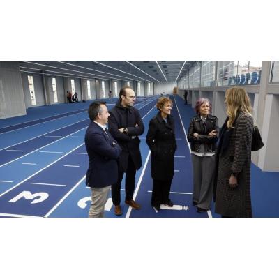 Nuevo módulo cubierto de atletismo en Larrabide
