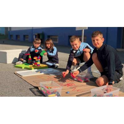 El colegio de Burlada que cambia su patio para que el recreo también enseñe a convivir con el autismo
