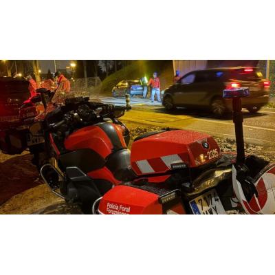 Noche de tensión en Sarriguren por la fuga de un conductor temerario que pone en peligro a peatones y coches