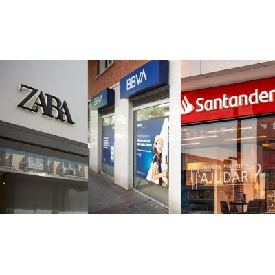 Zara, BBVA y Santander, las tres marcas españolas más valiosas en 2026