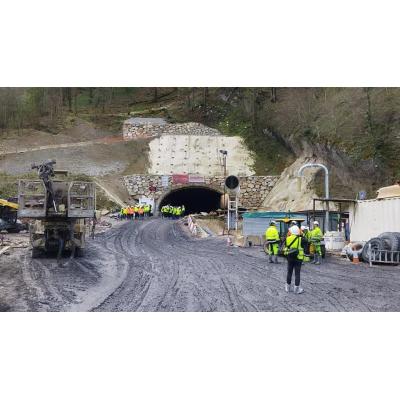 Así avanzan las obras en los túneles de Belate