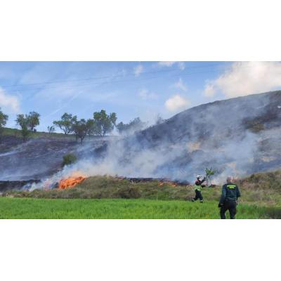 Extinguido un incendio en Lerín sin daños personales