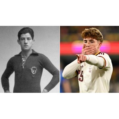 Un siglo después, otro jugador de Osasuna debuta y marca con España