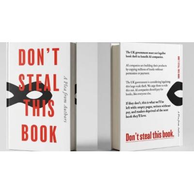 'No robes este libro', la rebelión de los escritores contra la IA