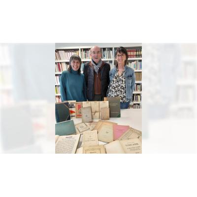 La Biblioteca de Navarra recibe una donación de libros y documentos de Juan Cruz Alli