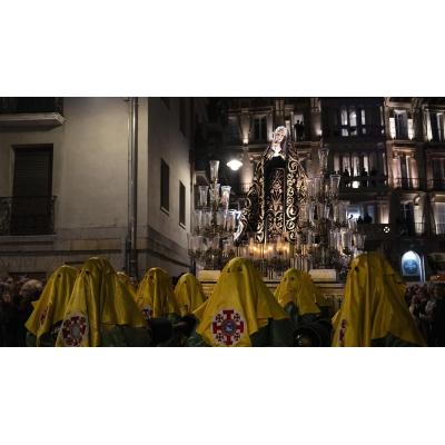 Fotos del traslado de La Dolorosa en Pamplona