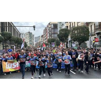 El mensaje a 7 manos en el lekuko de la Korrika 24: "Euskara gara"