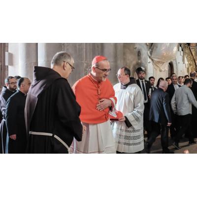 La Policía israelí impide el acceso del jefe de la Iglesia Católica de Jerusalén a la misa de Ramos