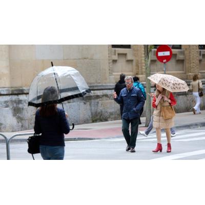 Navarra encara un lunes y martes muy desapacibles en el arranque de semana, según la AEMET