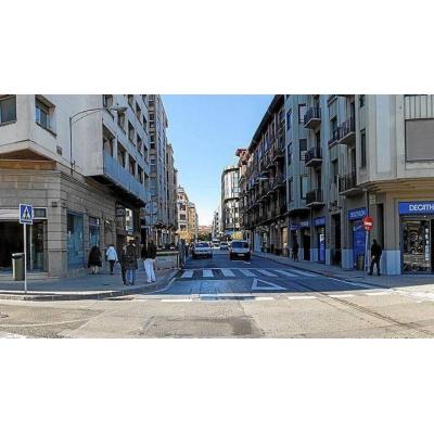 Extinguido el incendio en una habitación de una vivienda en el centro de Pamplona