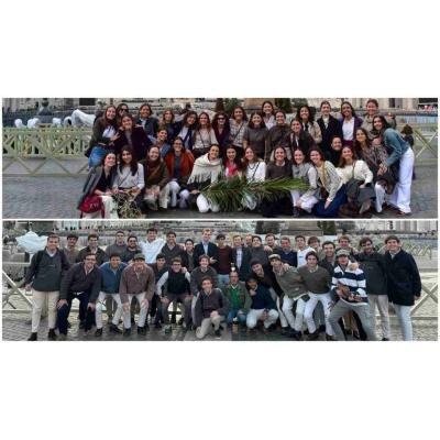 De Pamplona al Vaticano: más de 500 universitarios de Navarra conquistan Roma esta Semana Santa
