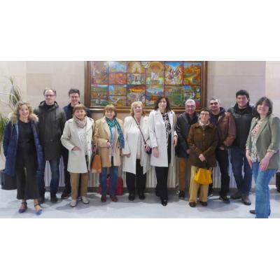 Mendavia pone el nombre de Ángel Elvira a su sala de exposiciones