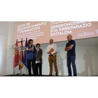 Baluarte acogerá un nuevo acto de reconocimiento a víctimas de extrema derecha o funcionarios públicos