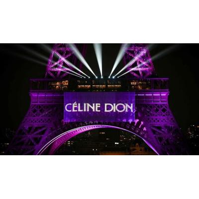 Céline Dion ilumina la Torre Eiffel para anunciar su regreso a los escenarios