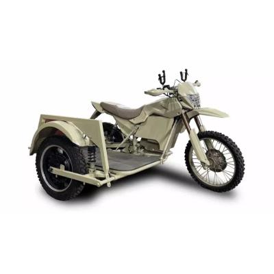 La mítica firma Kalashnikov presenta una moto eléctrica... ¡con sidecar!