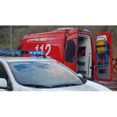 Herido un trabajador de 58 años al caer desde un camión en Arano