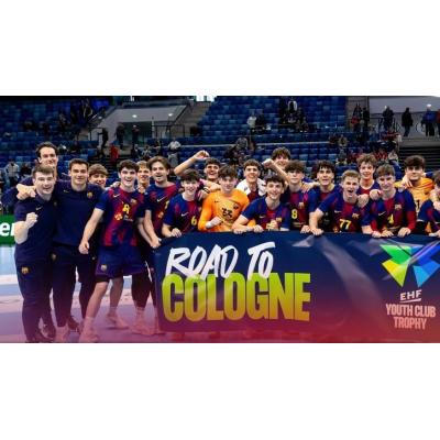 El navarro Adrián Sola sella la clasificación del Barça para la Final a 4 del EHF Youth Club Trophy