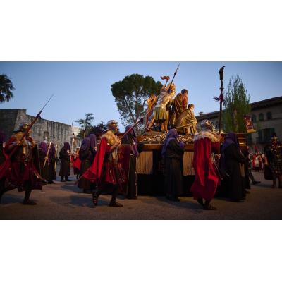 Pamplona vivirá en Jueves Santo una de sus procesiones más sobrias en pleno corazón del casco antiguo