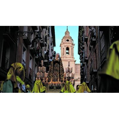 Horario de la procesión de Viernes Santo en Pamplona 2026 y otros actos en Andosilla, Tudela, Corella...
