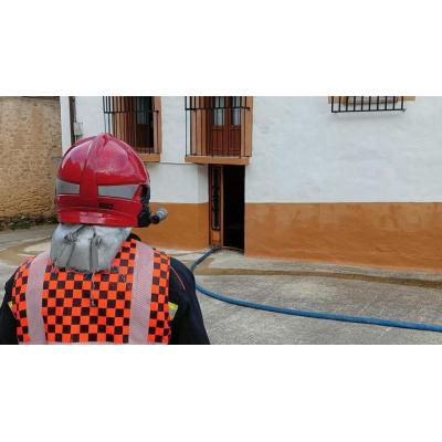 Una mujer trasladada tras un incendio de cocina en una vivienda de Villatuerta