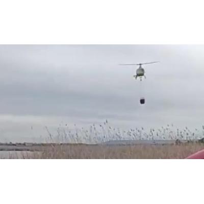 Sofocado un incendio de vegetación en la balsa de Cardete, en Tudela