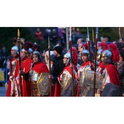 Fotos de la procesión de Jueves Santo en Pamplona
