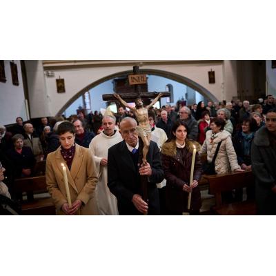 Una tradición del rito de la peste de 1601: el Voto de las Cinco Llagas vuelve a resonar en Pamplona