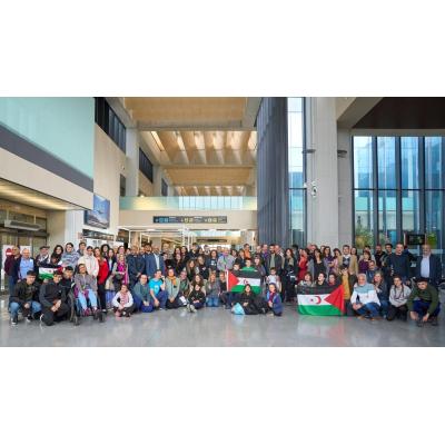 Vuelo solidario desde Noáin a los campamentos saharauis: 147 personas parten desde Navarra