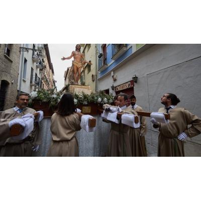 La procesión del Domingo de Resurrección pondrá el broche a la Semana Santa de Pamplona