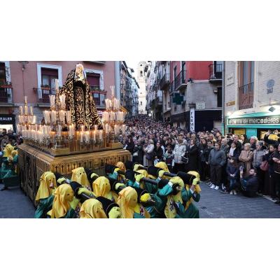 La solemnidad del Viernes Santo vuelve a las calles de Pamplona tras dos años de ausencia