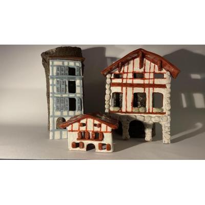 Paule Musatadi, la artesana que erige arquitectura vasca en miniatura con arcilla