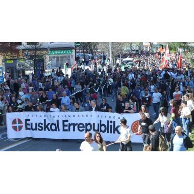 Aberri Eguna en Pamplona, en directo