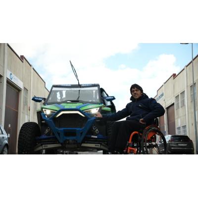 Mikel Bidaurre, deportista en silla de ruedas: "Poder competir en rallys es un sueño cumplido"