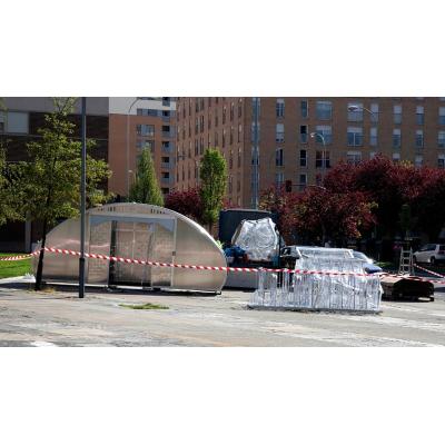 Rochapea y San Jorge ya cuentan con aparcamientos cubiertos para bicicletas
