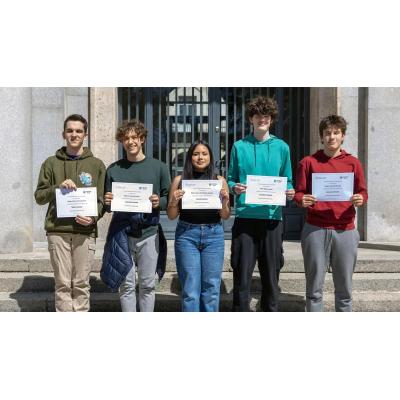 Maira Nayeli, Marcos Sánchez López, Mateo Asensio, Aitor Ayarga y Sergio Clemente ganan el concurso 'Historia play. La Historia en 7 minutos'