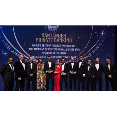 Santander Private Banking, entre las mejores bancas privadas del mundo según Euromoney