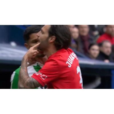 La agresión que quedó impune en la polémica del Osasuna-Betis: "Tranquilos, lo va a expulsar"