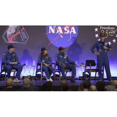 Los astronautas de Artemis II destacan su unión y aprecio por la Tierra entre una lluvia de aplausos