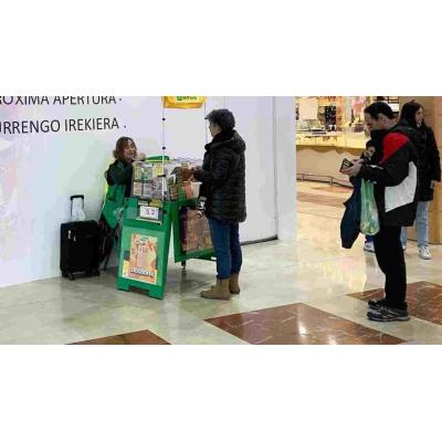 Lluvia de miles de euros: el cupón de la ONCE reparte suerte en un centro comercial de Pamplona