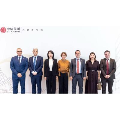Chivite se reúne con representantes de la empresa CITIC para reforzar la colaboración entre Navarra y China