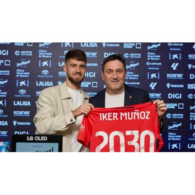 Iker Muñoz, tras renovar con Osasuna, considera que vive su mejor momento deportivo: "Tengo mucho que dar"