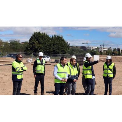 Comienzan las obras de construcción de las futuras piscinas de Tudela