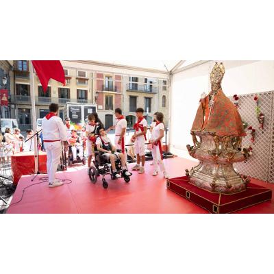 Asiron contraprograma la ofrenda infantil a San Fermín con un nuevo Chupinazo sólo para niños